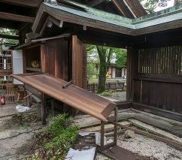 御本殿 仮神饌所破壊